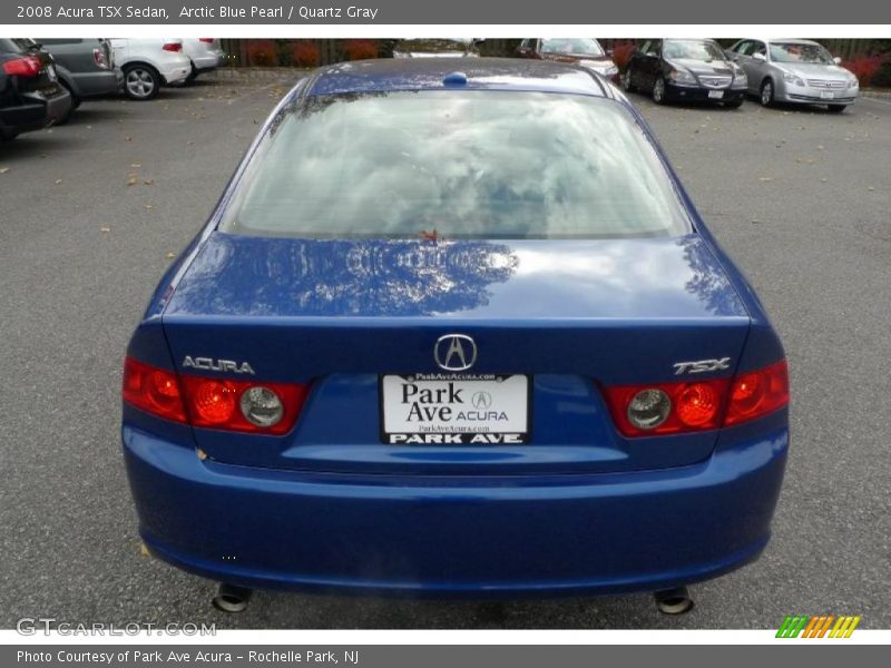 Arctic Blue Pearl / Quartz Gray 2008 Acura TSX Sedan