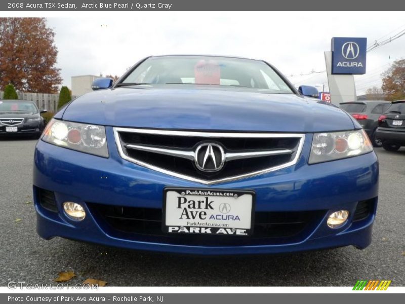 Arctic Blue Pearl / Quartz Gray 2008 Acura TSX Sedan