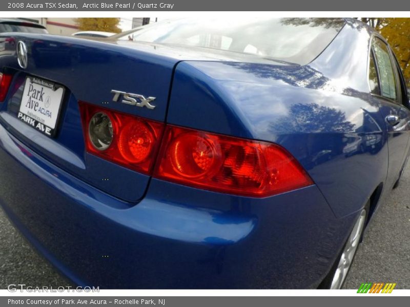 Arctic Blue Pearl / Quartz Gray 2008 Acura TSX Sedan