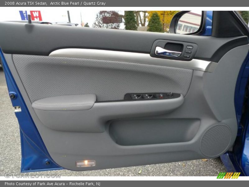 Arctic Blue Pearl / Quartz Gray 2008 Acura TSX Sedan