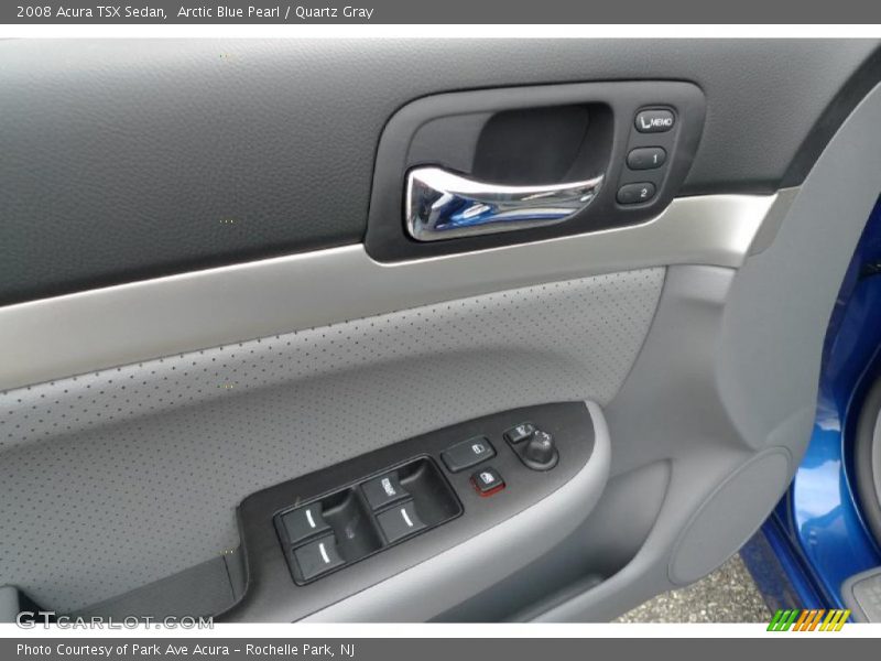 Arctic Blue Pearl / Quartz Gray 2008 Acura TSX Sedan