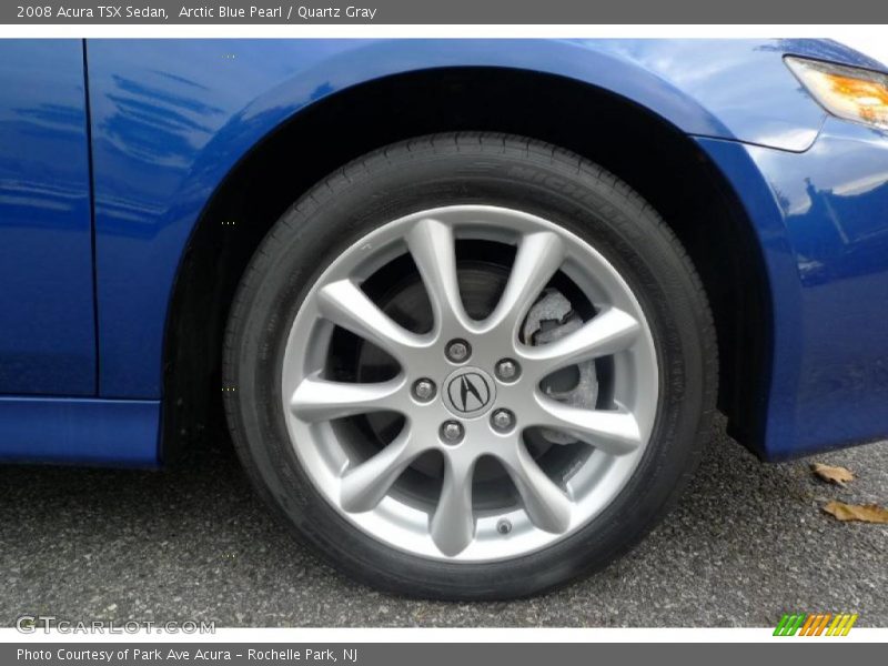Arctic Blue Pearl / Quartz Gray 2008 Acura TSX Sedan