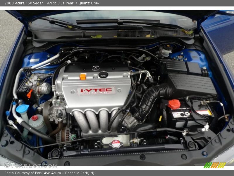 Arctic Blue Pearl / Quartz Gray 2008 Acura TSX Sedan