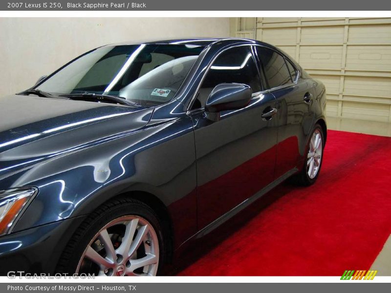 Black Sapphire Pearl / Black 2007 Lexus IS 250