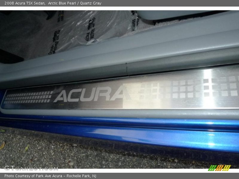 Arctic Blue Pearl / Quartz Gray 2008 Acura TSX Sedan