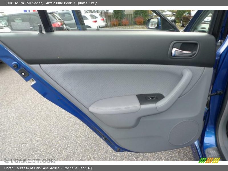 Arctic Blue Pearl / Quartz Gray 2008 Acura TSX Sedan