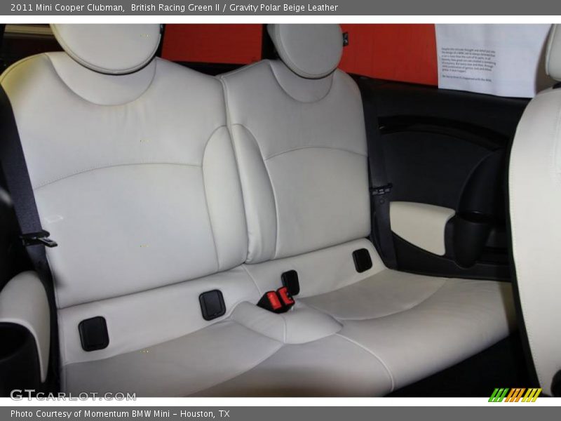  2011 Cooper Clubman Gravity Polar Beige Leather Interior