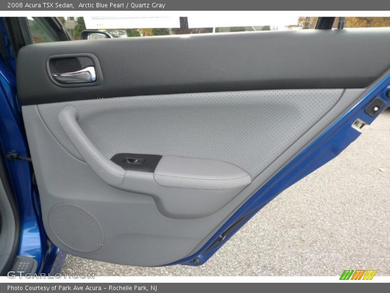 Arctic Blue Pearl / Quartz Gray 2008 Acura TSX Sedan
