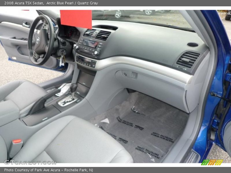 Arctic Blue Pearl / Quartz Gray 2008 Acura TSX Sedan