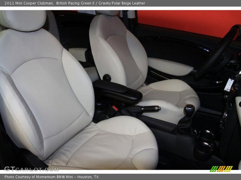  2011 Cooper Clubman Gravity Polar Beige Leather Interior