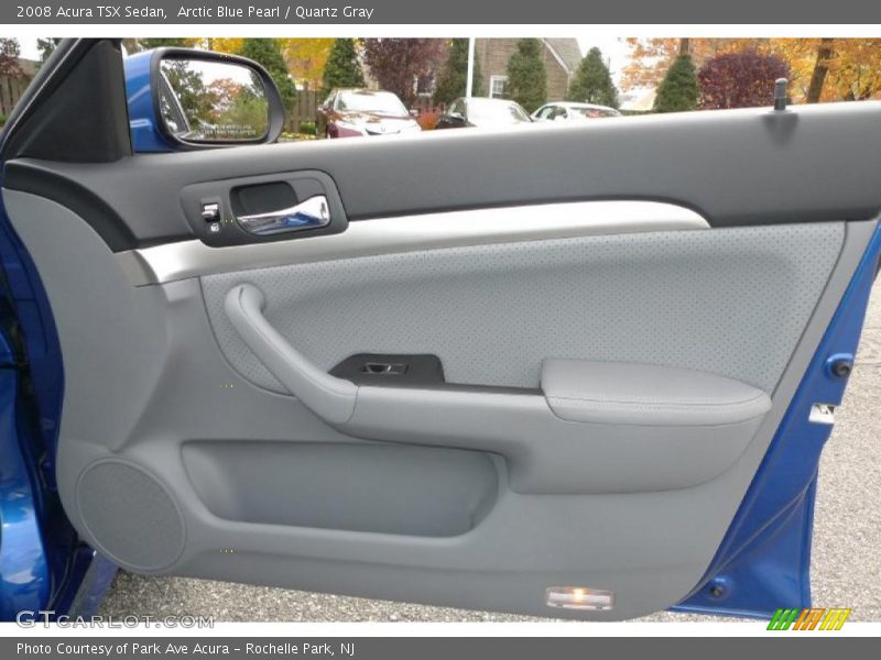 Arctic Blue Pearl / Quartz Gray 2008 Acura TSX Sedan
