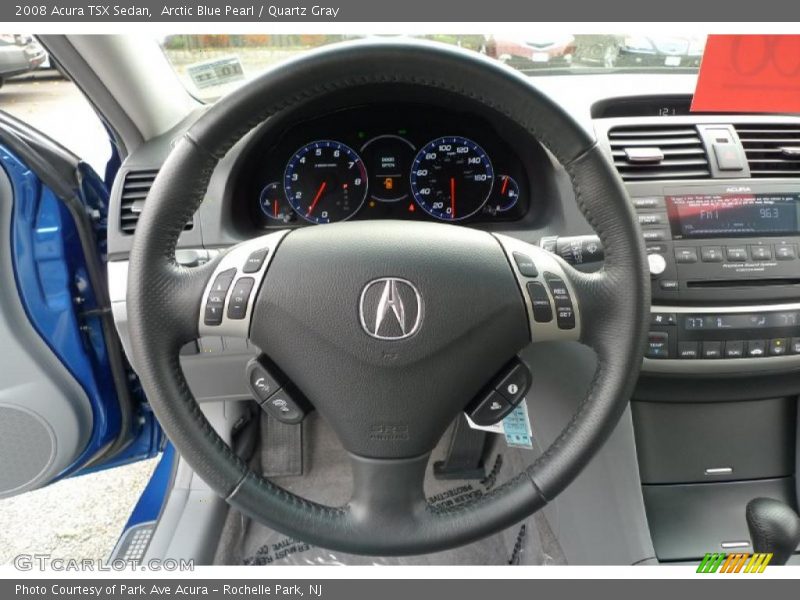 Arctic Blue Pearl / Quartz Gray 2008 Acura TSX Sedan