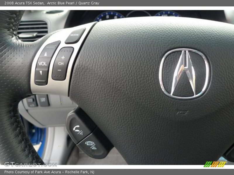 Arctic Blue Pearl / Quartz Gray 2008 Acura TSX Sedan