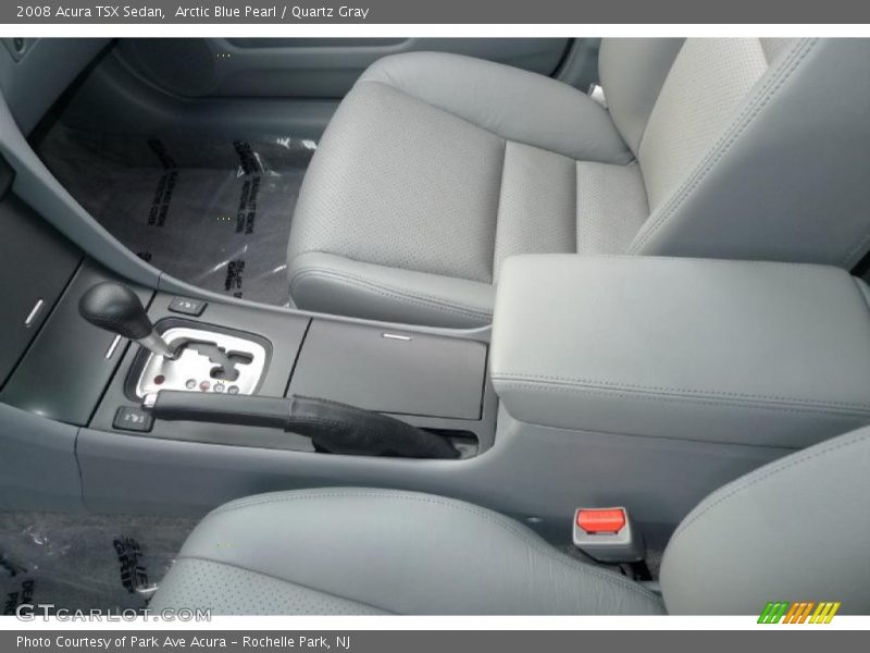 Arctic Blue Pearl / Quartz Gray 2008 Acura TSX Sedan