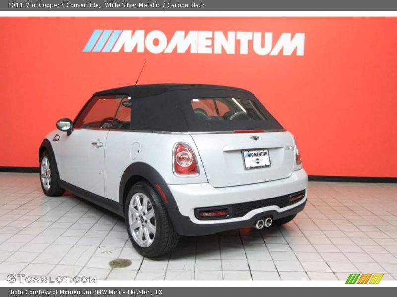 White Silver Metallic / Carbon Black 2011 Mini Cooper S Convertible