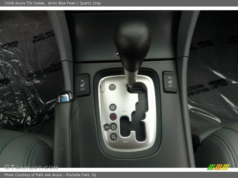 Arctic Blue Pearl / Quartz Gray 2008 Acura TSX Sedan