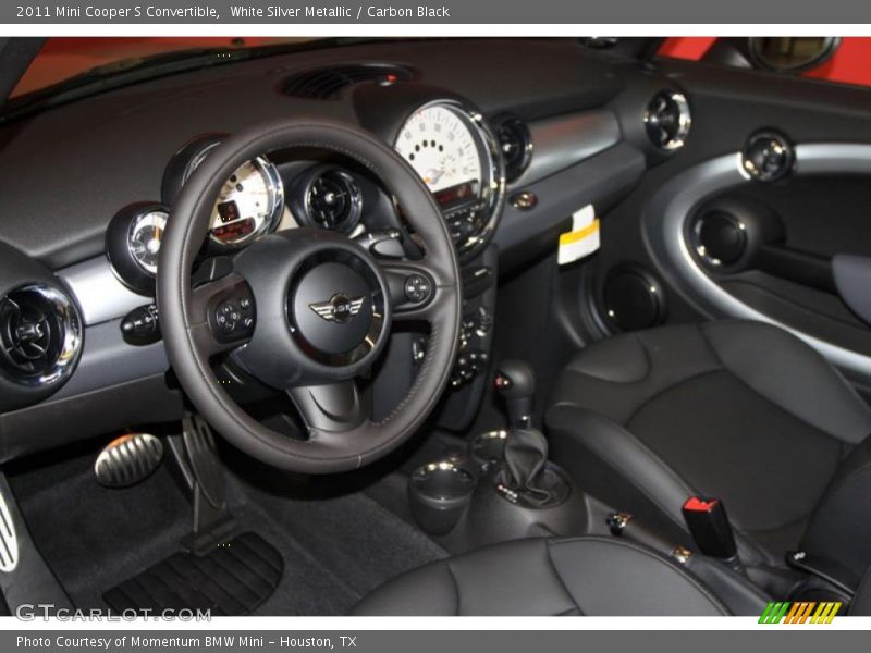 White Silver Metallic / Carbon Black 2011 Mini Cooper S Convertible