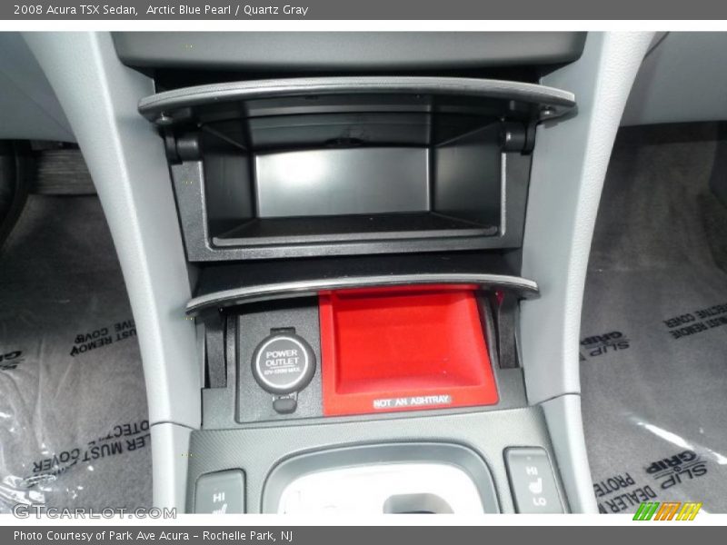 Arctic Blue Pearl / Quartz Gray 2008 Acura TSX Sedan