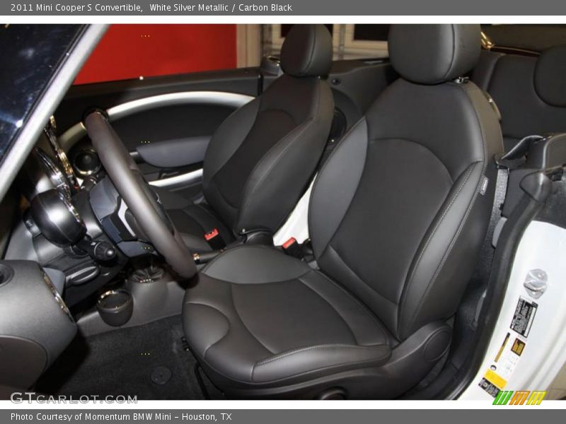 White Silver Metallic / Carbon Black 2011 Mini Cooper S Convertible