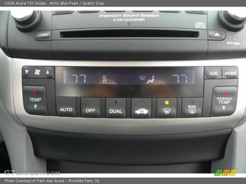 Arctic Blue Pearl / Quartz Gray 2008 Acura TSX Sedan