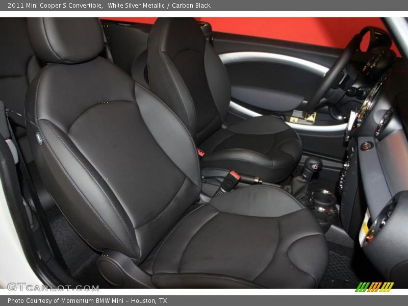 White Silver Metallic / Carbon Black 2011 Mini Cooper S Convertible