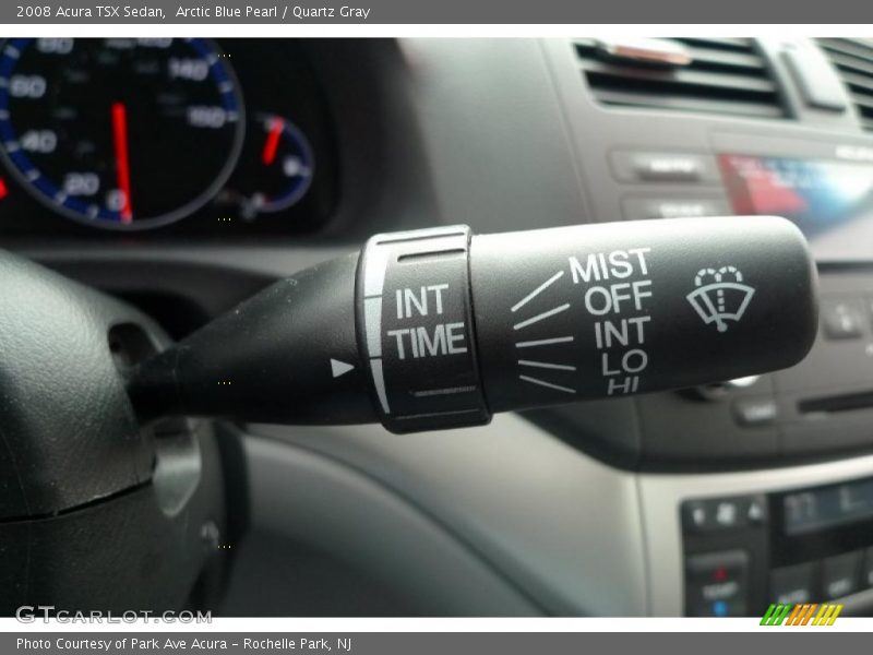 Arctic Blue Pearl / Quartz Gray 2008 Acura TSX Sedan