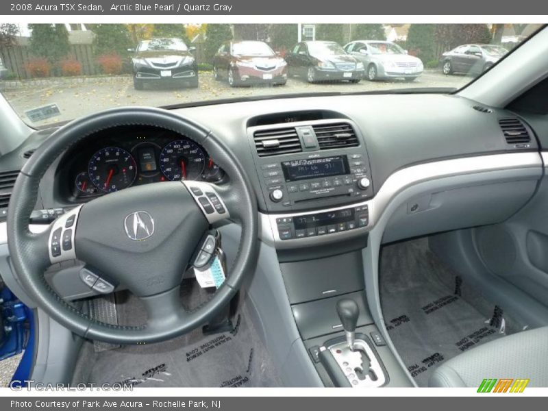 Arctic Blue Pearl / Quartz Gray 2008 Acura TSX Sedan