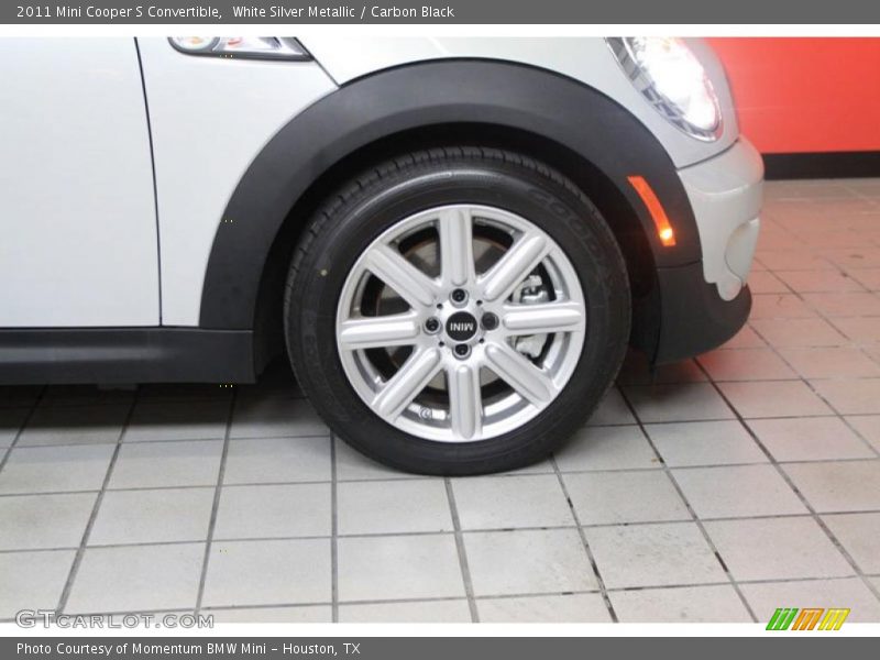 White Silver Metallic / Carbon Black 2011 Mini Cooper S Convertible