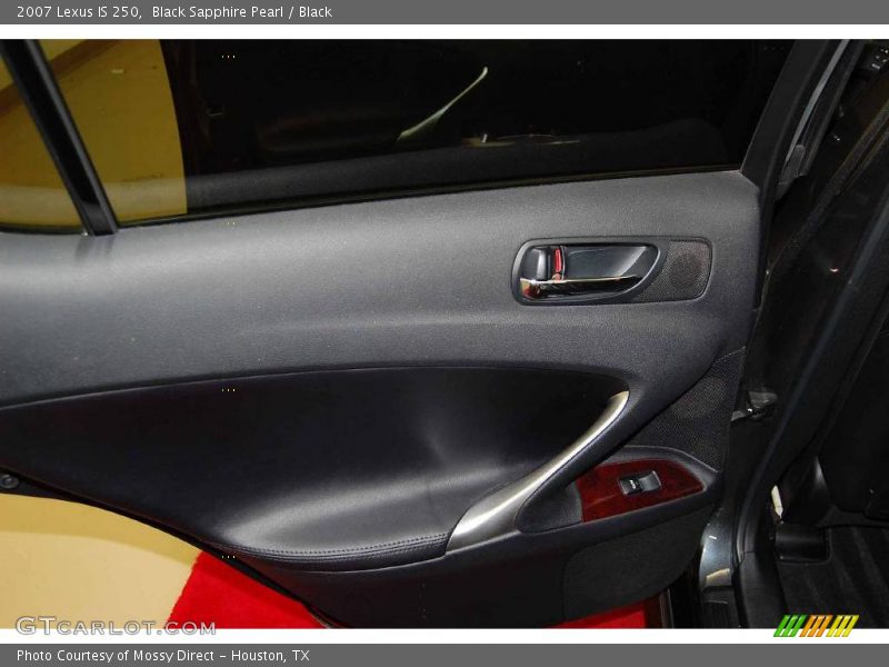Black Sapphire Pearl / Black 2007 Lexus IS 250