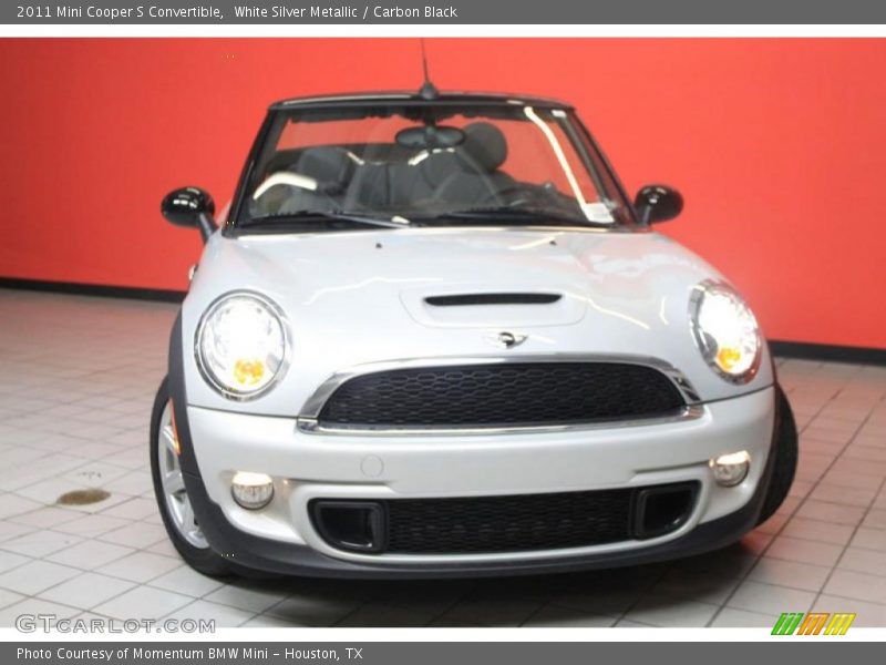 White Silver Metallic / Carbon Black 2011 Mini Cooper S Convertible
