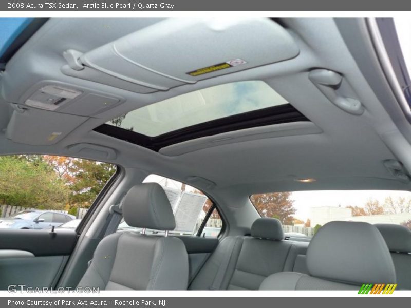 Arctic Blue Pearl / Quartz Gray 2008 Acura TSX Sedan