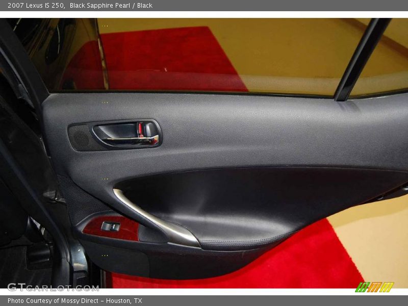 Black Sapphire Pearl / Black 2007 Lexus IS 250