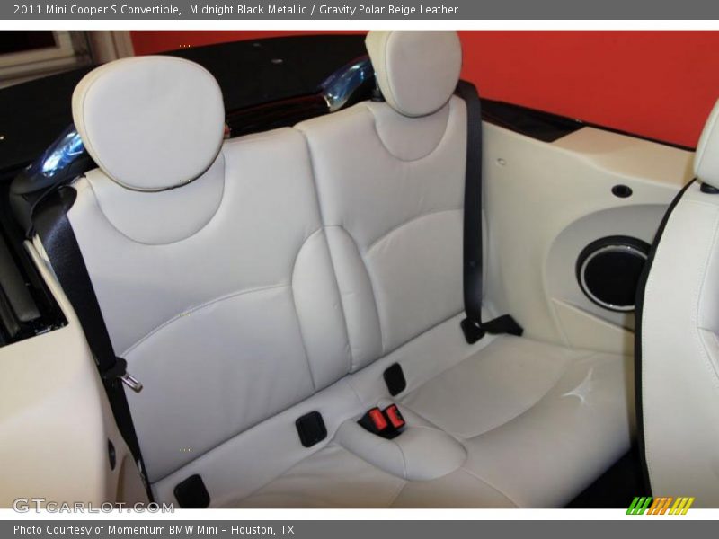 Midnight Black Metallic / Gravity Polar Beige Leather 2011 Mini Cooper S Convertible