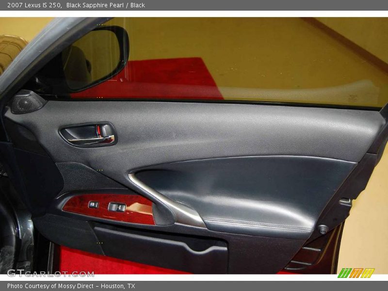 Black Sapphire Pearl / Black 2007 Lexus IS 250