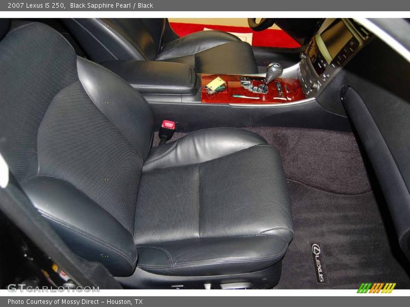 Black Sapphire Pearl / Black 2007 Lexus IS 250