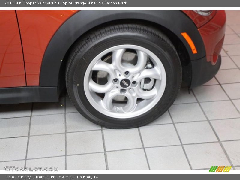 Spice Orange Metallic / Carbon Black 2011 Mini Cooper S Convertible