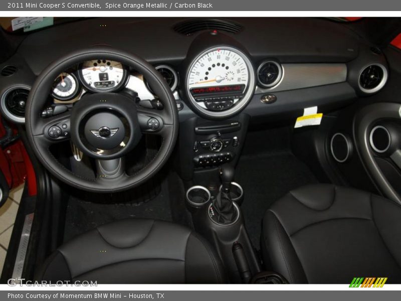 Carbon Black Interior - 2011 Cooper S Convertible 