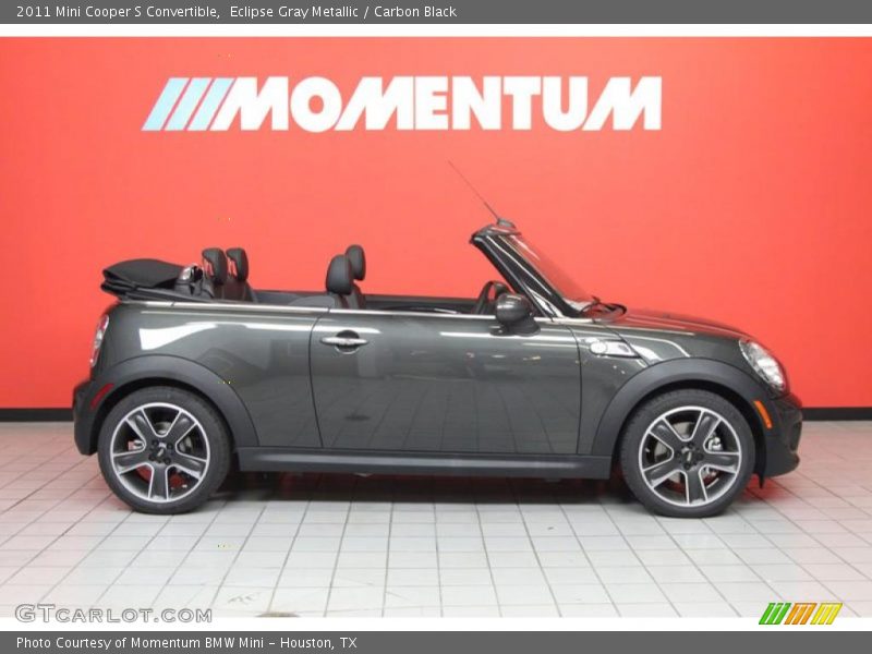 Eclipse Gray Metallic / Carbon Black 2011 Mini Cooper S Convertible