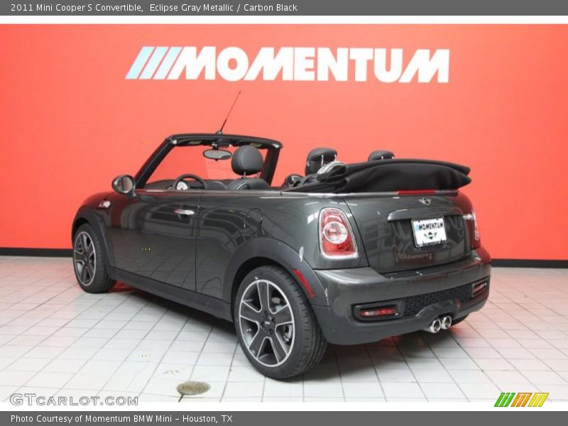 Eclipse Gray Metallic / Carbon Black 2011 Mini Cooper S Convertible