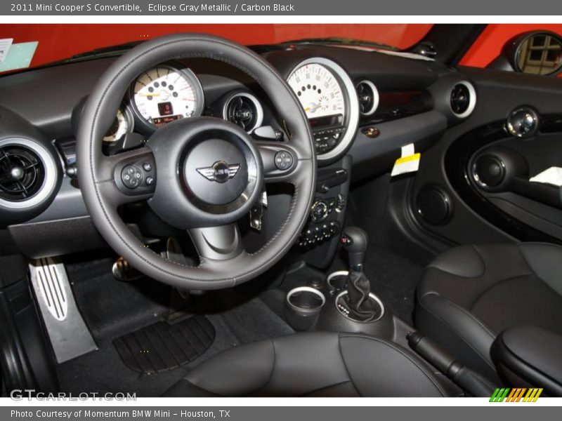 Eclipse Gray Metallic / Carbon Black 2011 Mini Cooper S Convertible