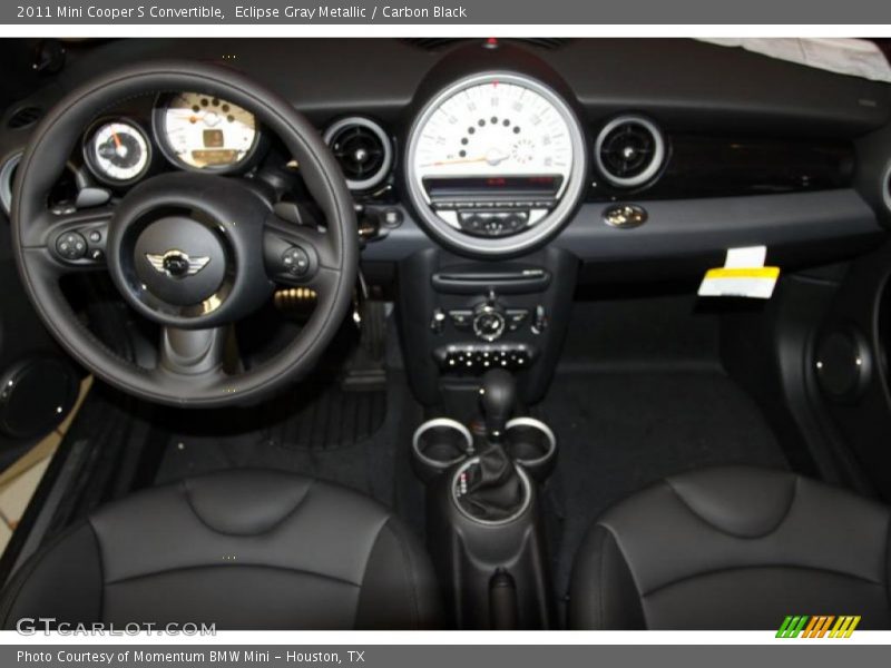 Eclipse Gray Metallic / Carbon Black 2011 Mini Cooper S Convertible