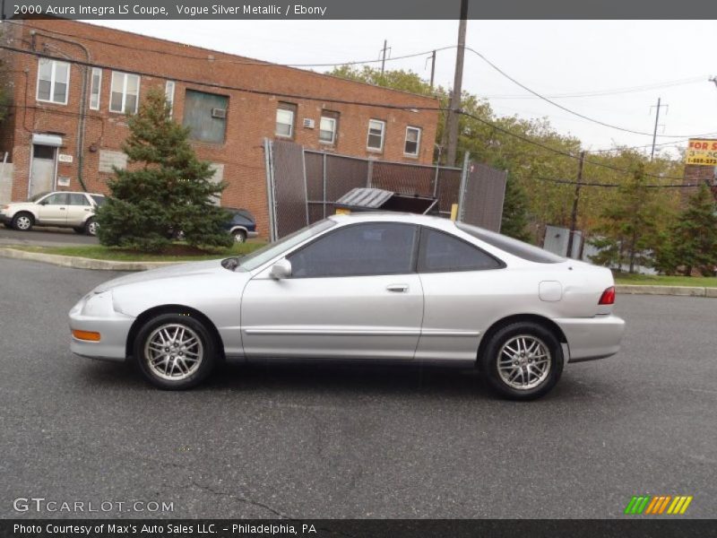 Vogue Silver Metallic / Ebony 2000 Acura Integra LS Coupe