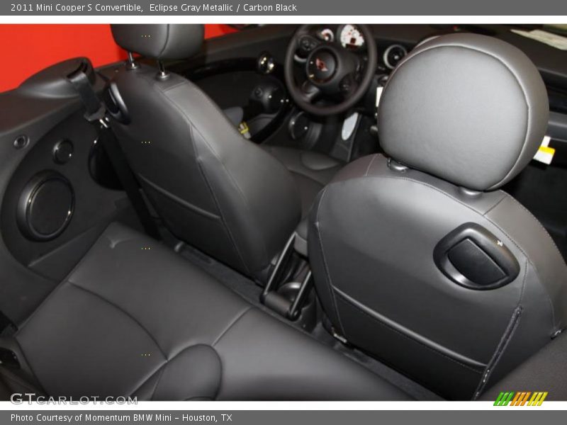 Eclipse Gray Metallic / Carbon Black 2011 Mini Cooper S Convertible