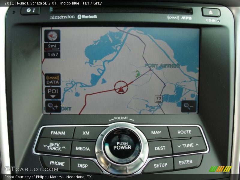 Navigation of 2011 Sonata SE 2.0T
