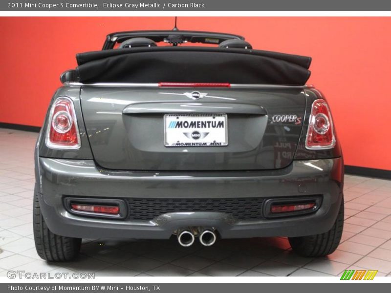 Eclipse Gray Metallic / Carbon Black 2011 Mini Cooper S Convertible