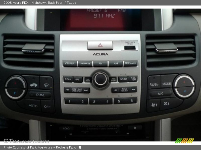 Nighthawk Black Pearl / Taupe 2008 Acura RDX