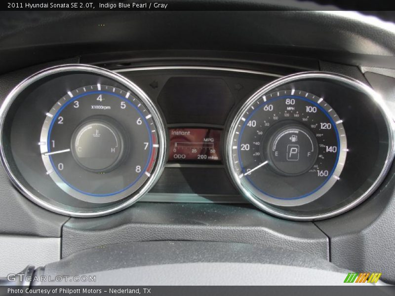  2011 Sonata SE 2.0T SE 2.0T Gauges