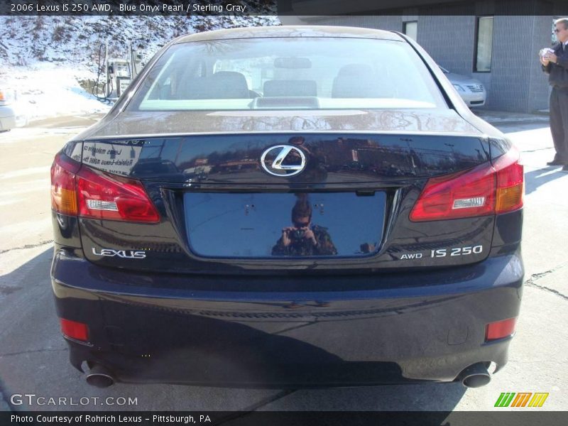 Blue Onyx Pearl / Sterling Gray 2006 Lexus IS 250 AWD