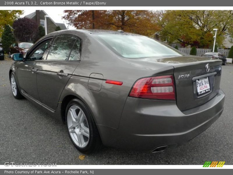 Carbon Bronze Metallic / Taupe/Ebony 2008 Acura TL 3.2