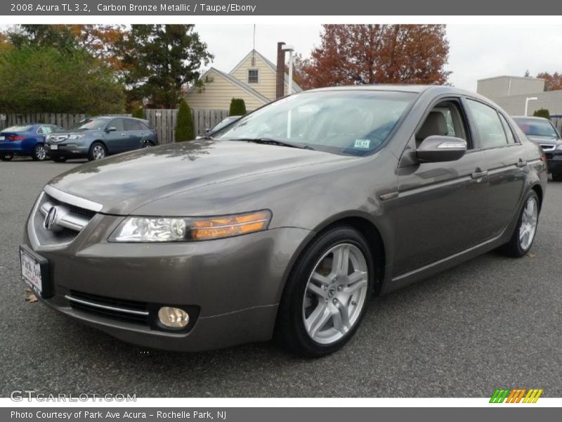 Carbon Bronze Metallic / Taupe/Ebony 2008 Acura TL 3.2